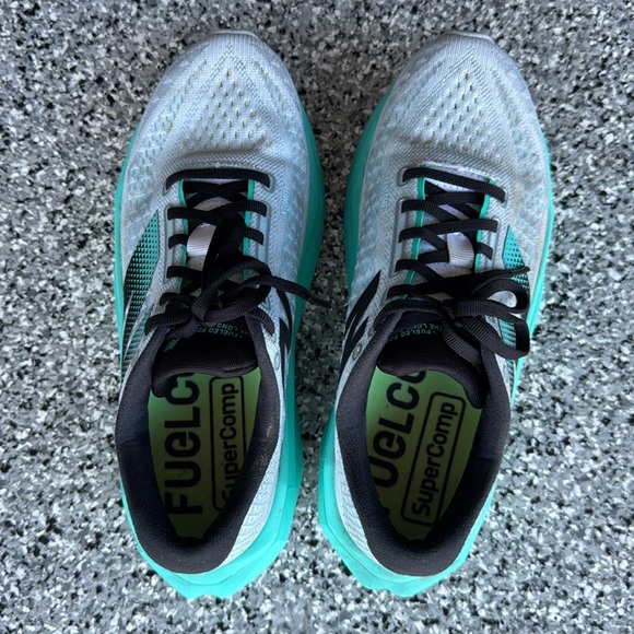 New Balance SC trainer- White and Teal - Picture 2 of 15